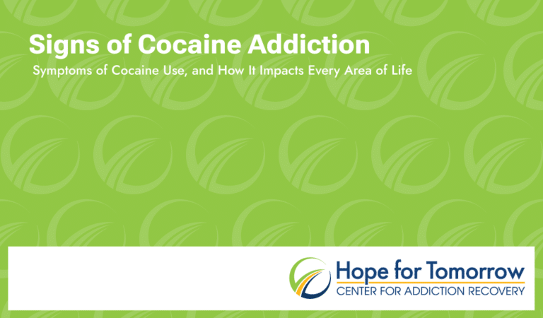 Signs of Cocaine Addiction - Hope For Tomorrow
